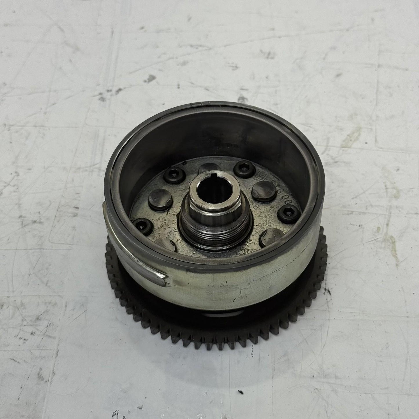 2004 - 2013 YAMAHA YFZ450 FLYWHEEL W ONE WAY STARTER CLUTCH & GEAR ASSY