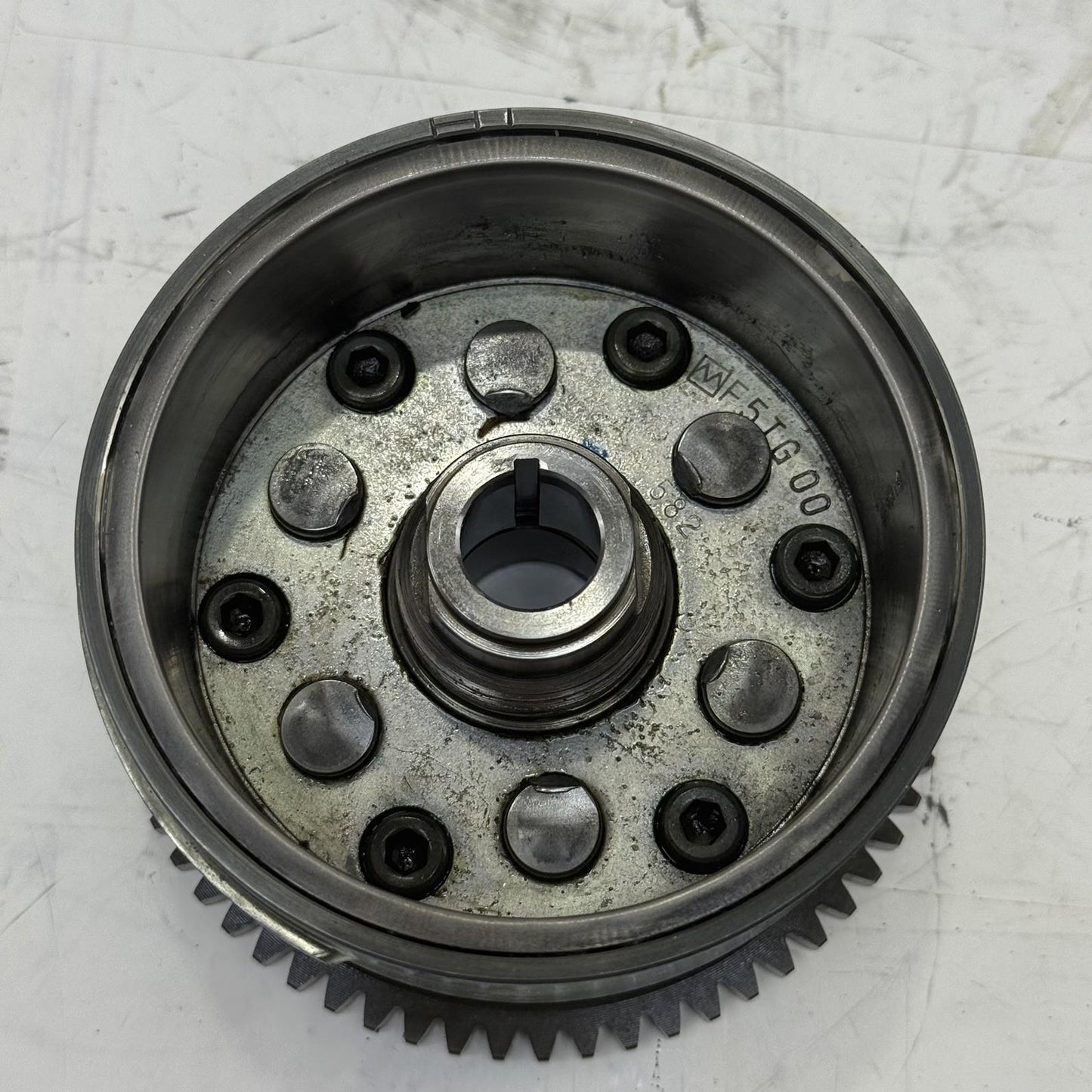 2004 - 2013 YAMAHA YFZ450 FLYWHEEL W ONE WAY STARTER CLUTCH & GEAR ASSY