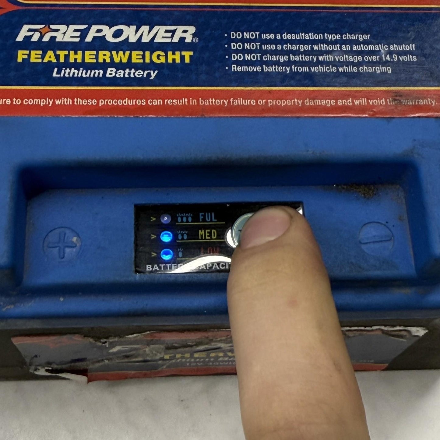 FirePower Featherweight Lithium Battery 490-2516 12V/48WH