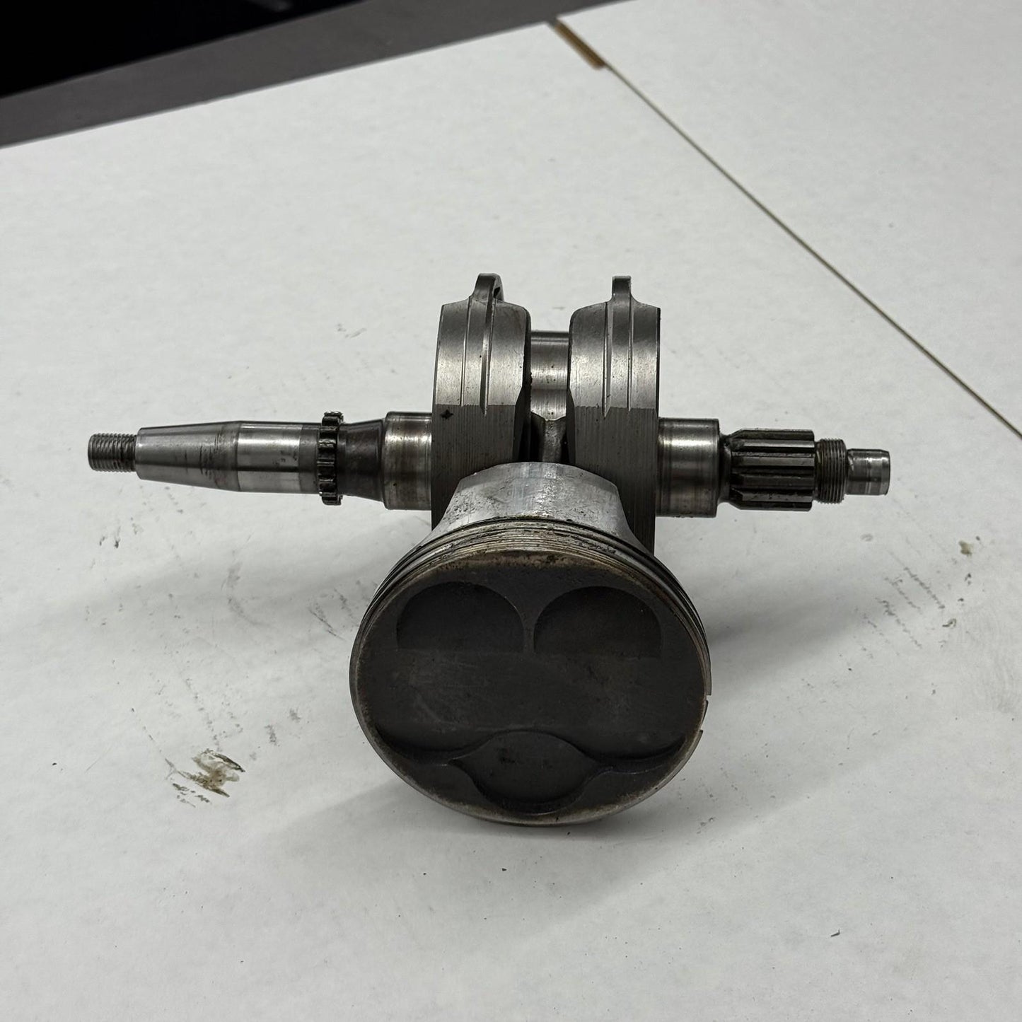 2004 - 2013 YAMAHA YFZ 450 CRANKSHAFT ROD & PISTON SILVER STOCK SILVER