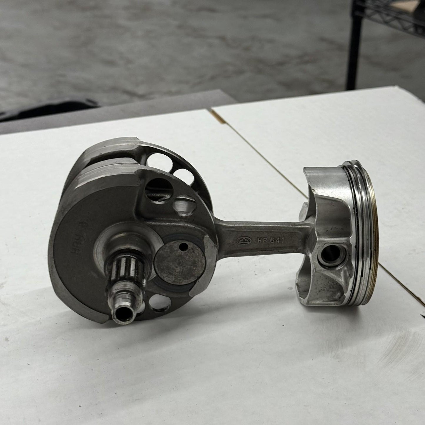 2004 - 2013 YAMAHA YFZ 450 CRANKSHAFT ROD & PISTON SILVER STOCK SILVER