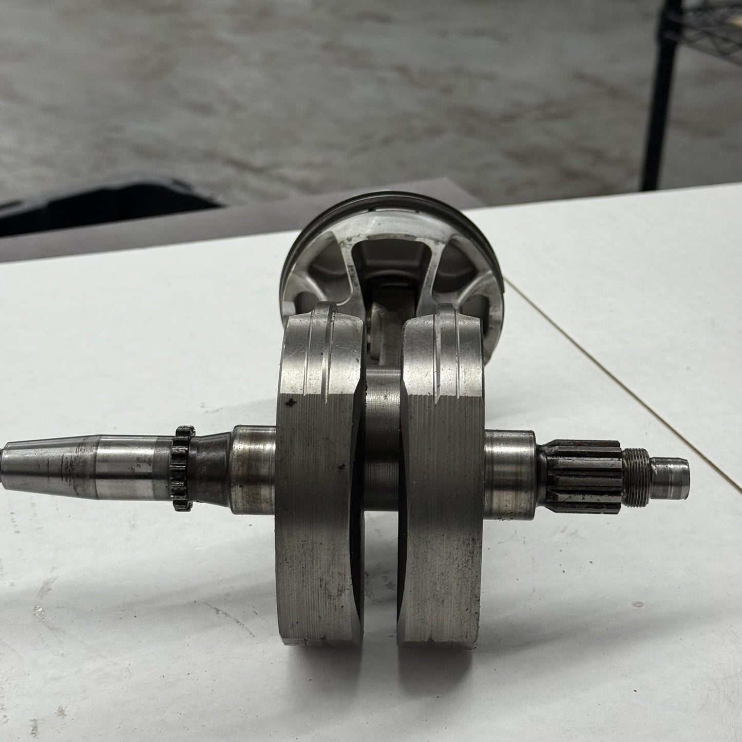 2004 - 2013 YAMAHA YFZ 450 CRANKSHAFT ROD & PISTON SILVER STOCK SILVER