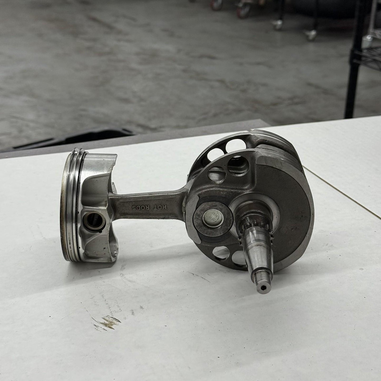 2004 - 2013 YAMAHA YFZ 450 CRANKSHAFT ROD & PISTON SILVER STOCK SILVER