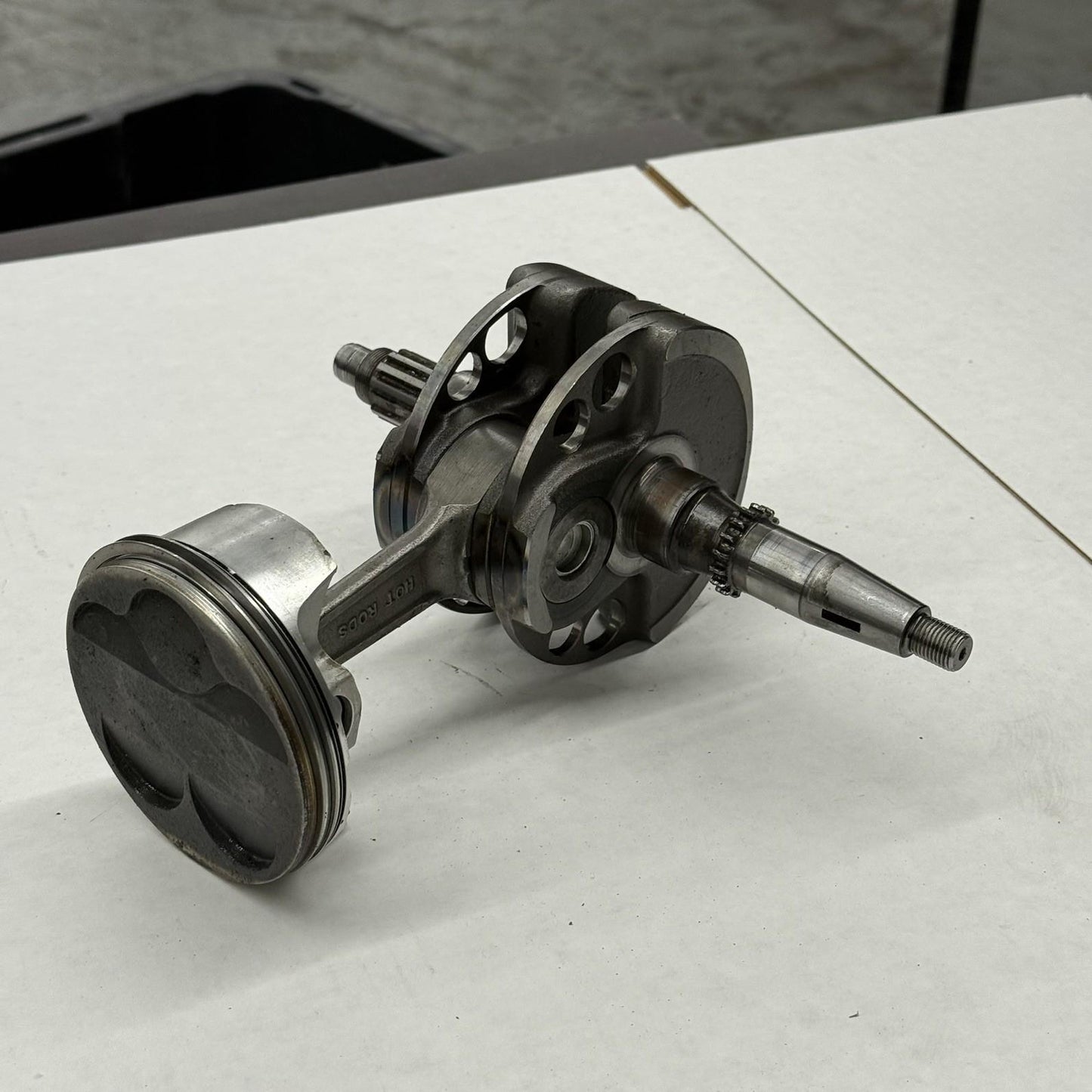 2004 - 2013 YAMAHA YFZ 450 CRANKSHAFT ROD & PISTON SILVER STOCK SILVER