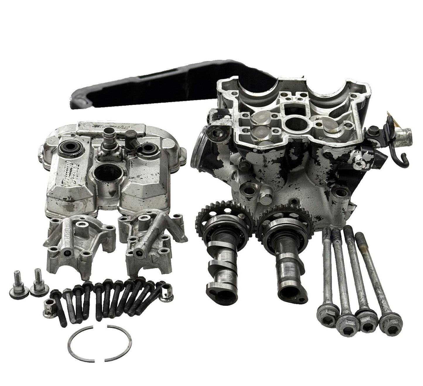2004 - 2009 YAMAHA YFZ 450 CYLINDER HEAD VALVE ASSEMBLY TOP END SILVER STOCK