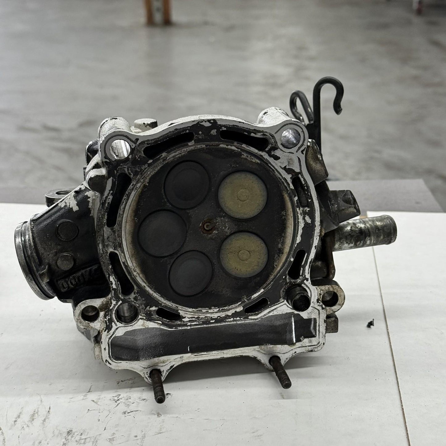 2004 - 2009 YAMAHA YFZ 450 CYLINDER HEAD VALVE ASSEMBLY TOP END SILVER STOCK
