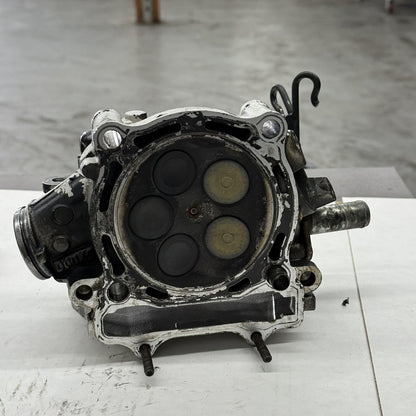 2004 - 2009 YAMAHA YFZ 450 CYLINDER HEAD VALVE ASSEMBLY TOP END SILVER STOCK
