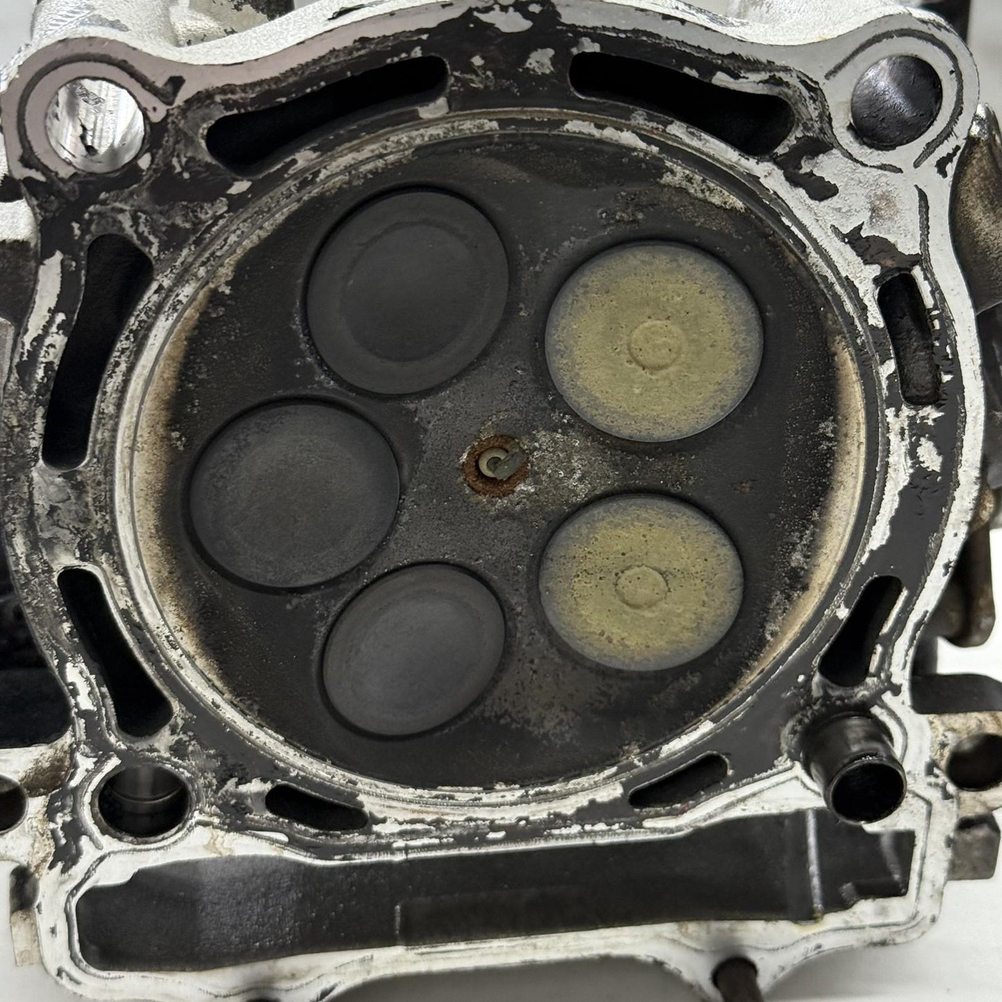 2004 - 2009 YAMAHA YFZ 450 CYLINDER HEAD VALVE ASSEMBLY TOP END SILVER STOCK