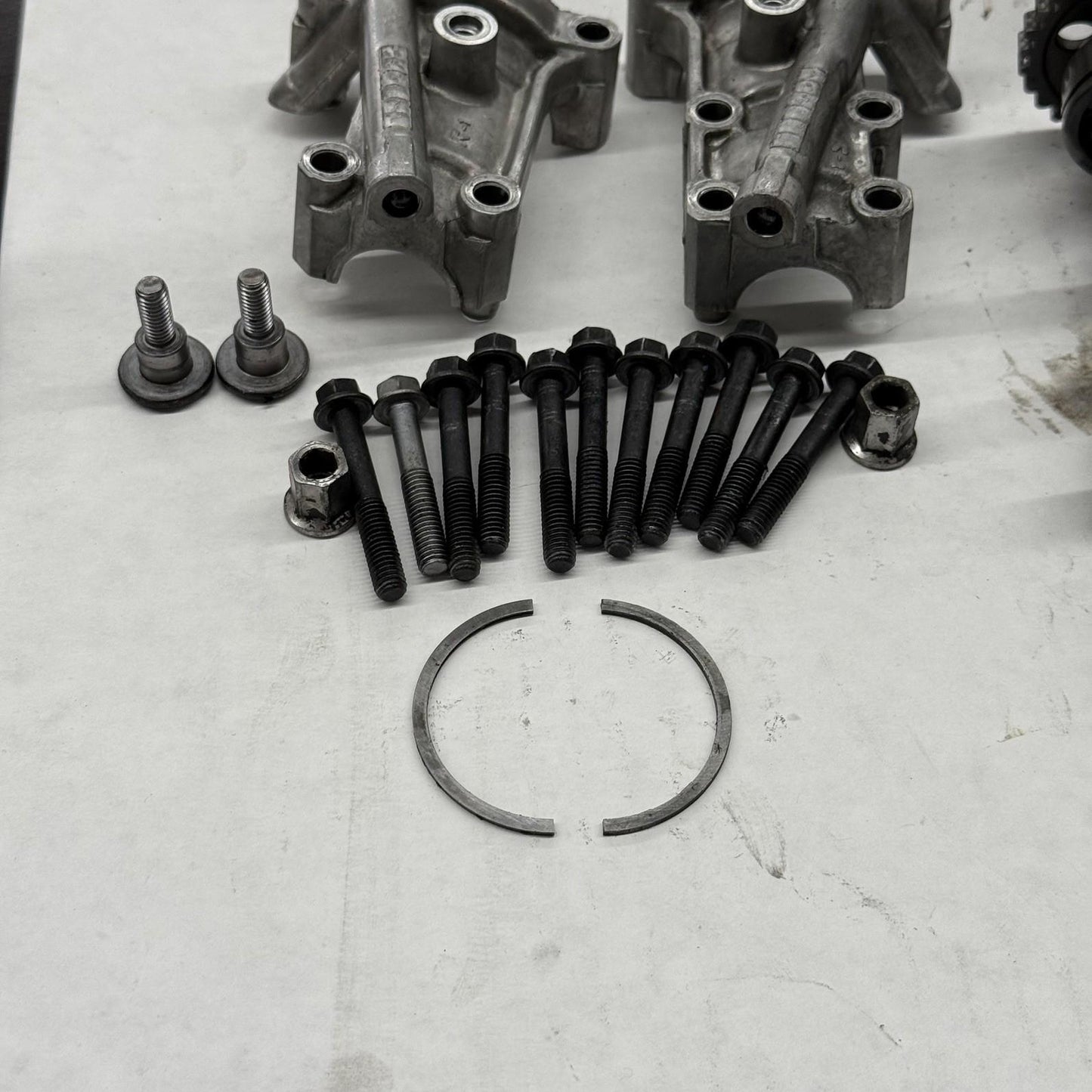 2004 - 2009 YAMAHA YFZ 450 CYLINDER HEAD VALVE ASSEMBLY TOP END SILVER STOCK