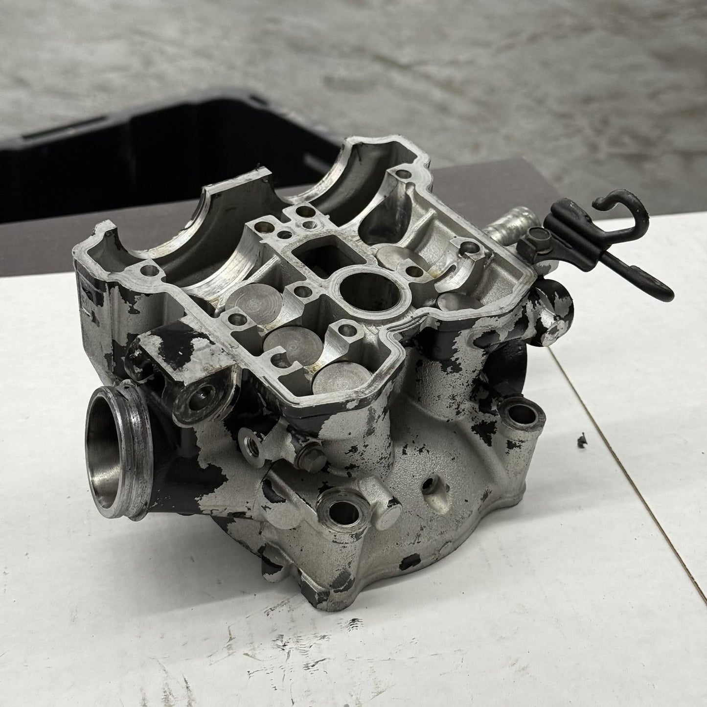 2004 - 2009 YAMAHA YFZ 450 CYLINDER HEAD VALVE ASSEMBLY TOP END SILVER STOCK