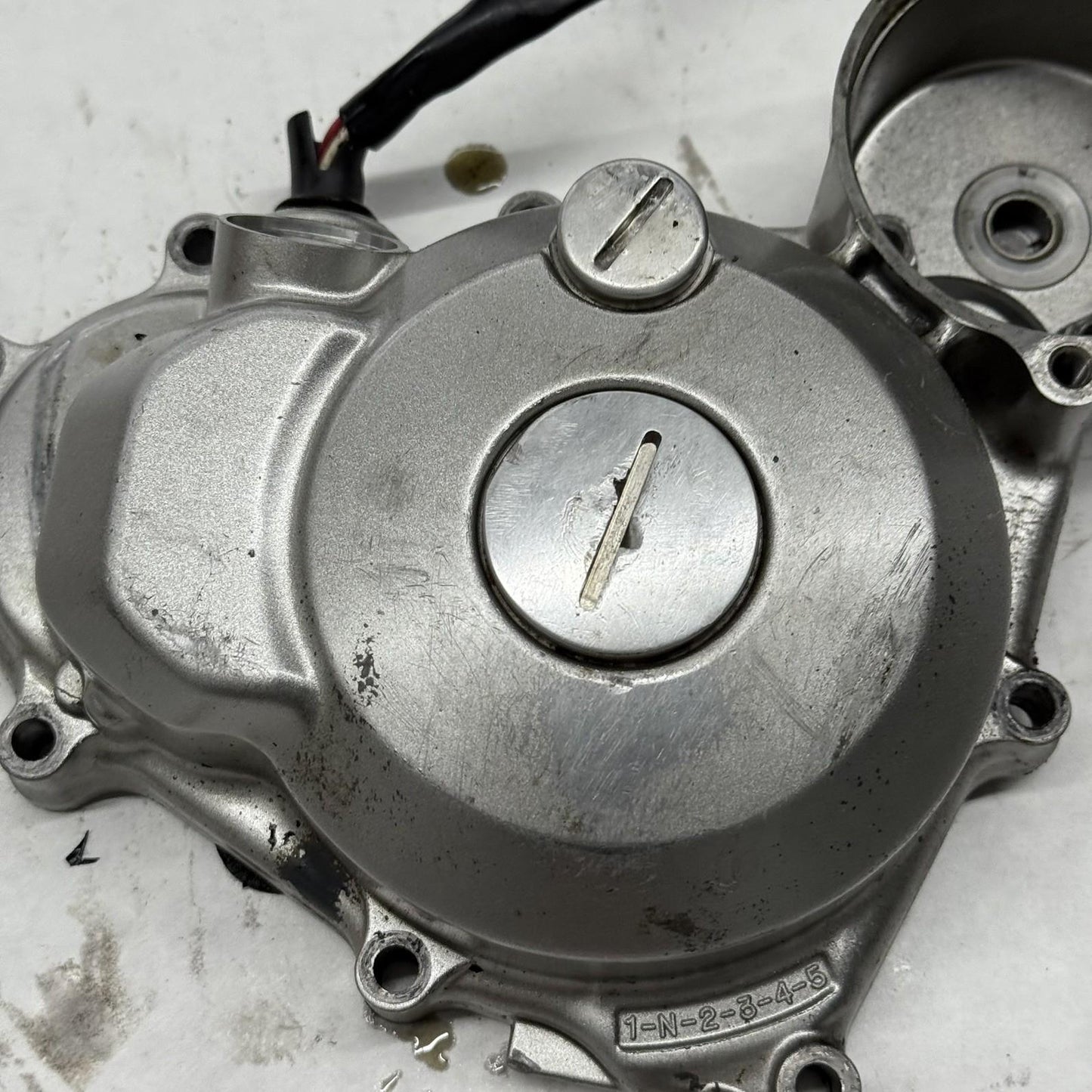 2004 - 2009 YAMAHA YFZ 450 STATOR GENERATOR W/ COVERS STOCK SILVER