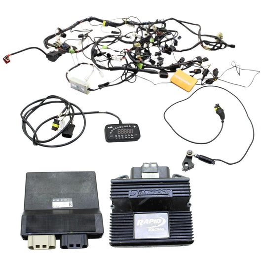 2007 2008 SUZUKI GSXR1000 RAPID RACING TRACTION CONTROL SYSTEM QUICKSHIFTER COMPLETE WIRING