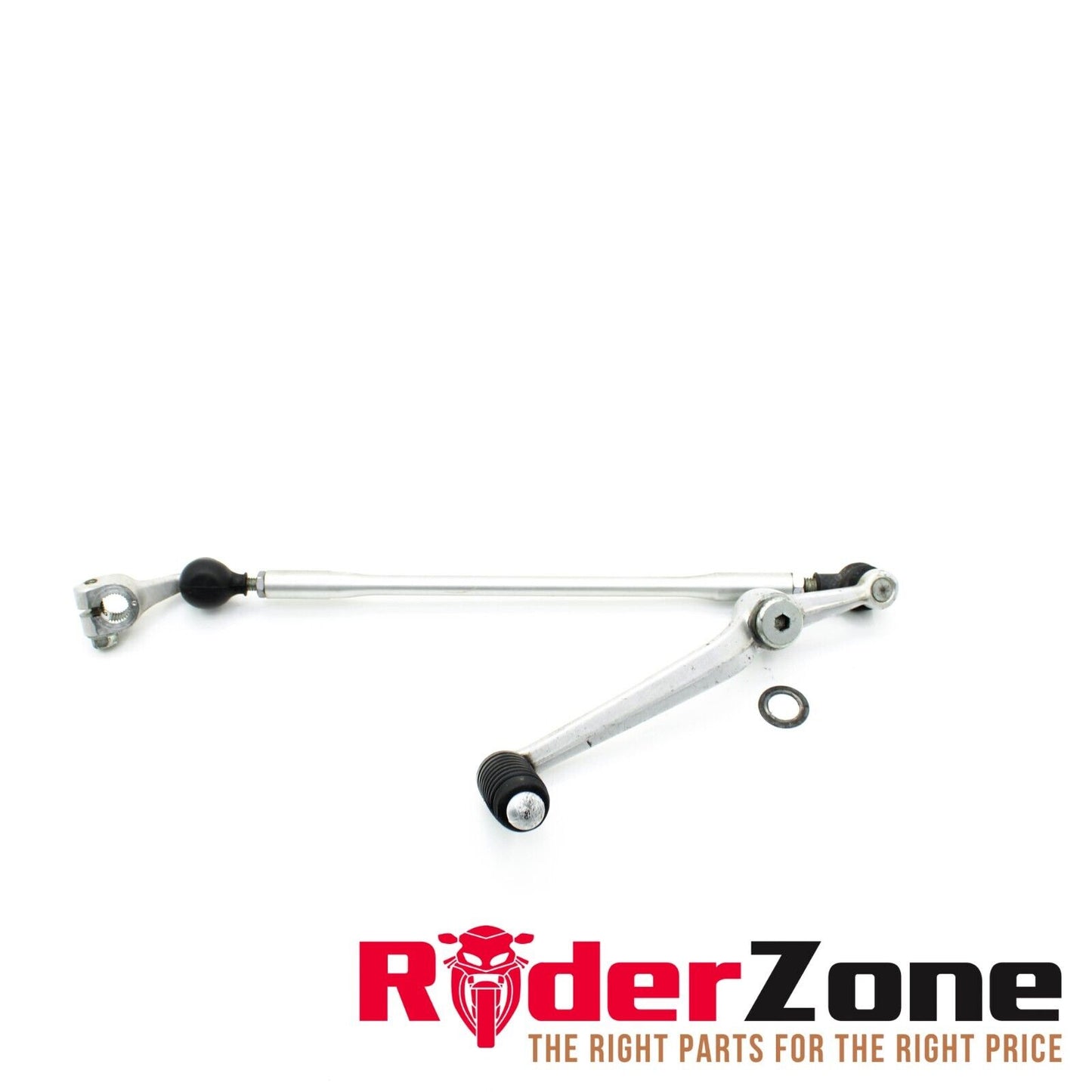 08 - 2016 YAMAHA YZF R6 SHIFTER LINKAGE SHIFT LINK PEDAL SILVER 2C0-18110-01-00