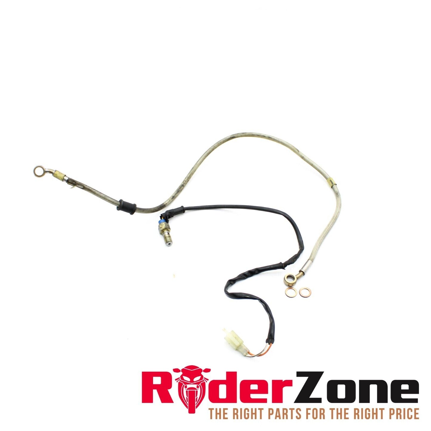 2005 2006 SUZUKI GSXR1000 REAR BRAKE LINE STEEL BRAIDED SENSOR WIRE CABLE