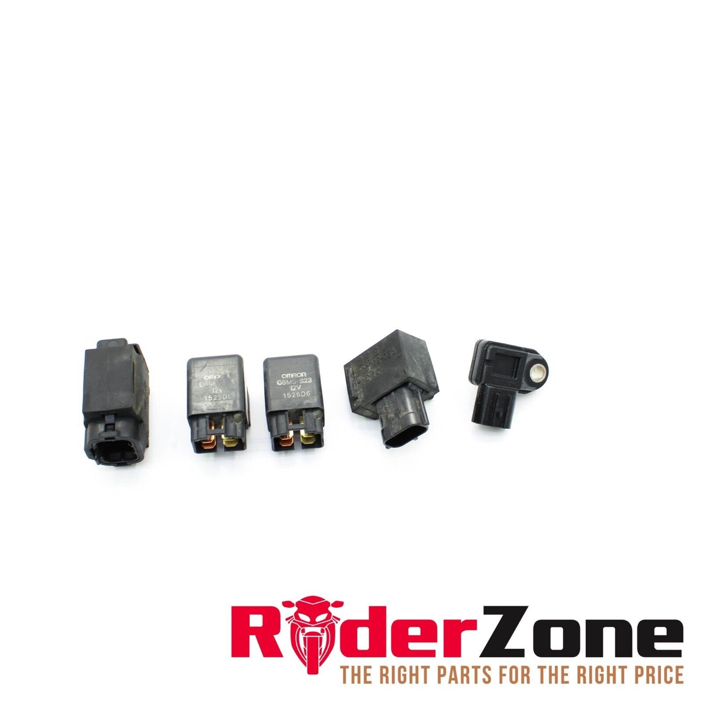 2005 2006 SUZUKI GSXR1000 SENSOR SET MAP OMRON RELAYS ANGLE MAP AIR CRASH STOCK