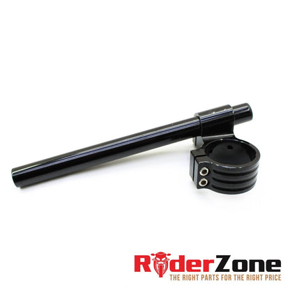 2007 2008 SUZUKI GSXR1000 HANDLE BAR BLACK TRACK READY CLIP ONS ADJUSTABLE