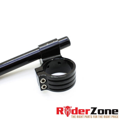 2007 2008 SUZUKI GSXR1000 HANDLE BAR BLACK TRACK READY CLIP ONS ADJUSTABLE