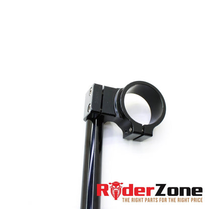 2007 2008 SUZUKI GSXR1000 HANDLE BAR BLACK TRACK READY CLIP ONS ADJUSTABLE