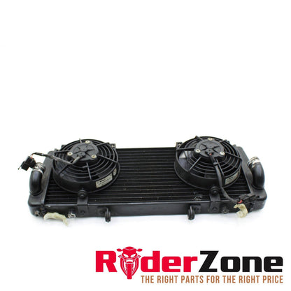 2004 - 2008 APRILIA RSV1000R RADIATOR FANS BLACK COOLING SYSTEM STRAIGHT