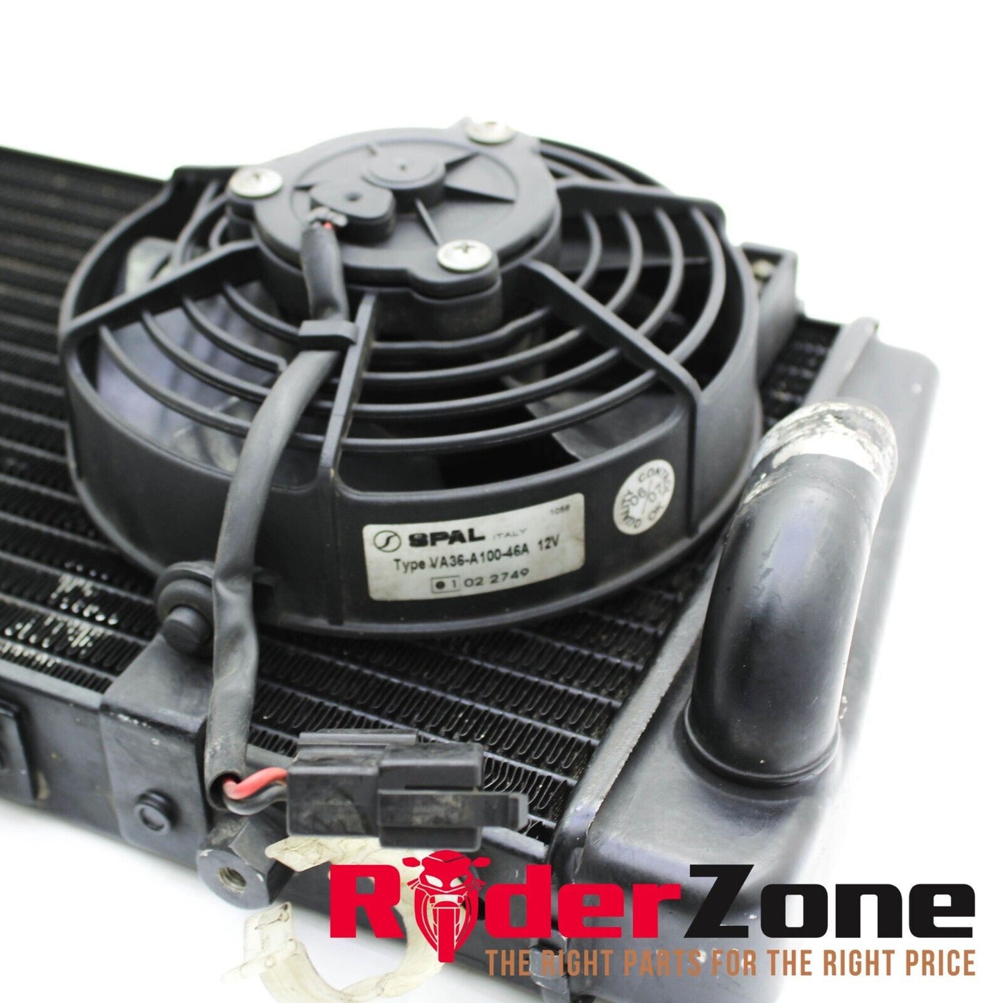 2004 - 2008 APRILIA RSV1000R RADIATOR FANS BLACK COOLING SYSTEM STRAIGHT