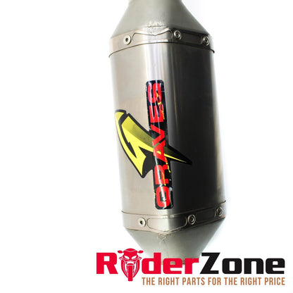 2017 - 2019 HONDA CBR1000RR GRAVES EXHAUST MUFFLER END PIPE SILVER
