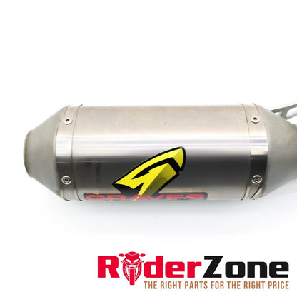 2017 - 2019 HONDA CBR1000RR GRAVES EXHAUST MUFFLER END PIPE SILVER