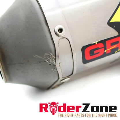 2017 - 2019 HONDA CBR1000RR GRAVES EXHAUST MUFFLER END PIPE SILVER
