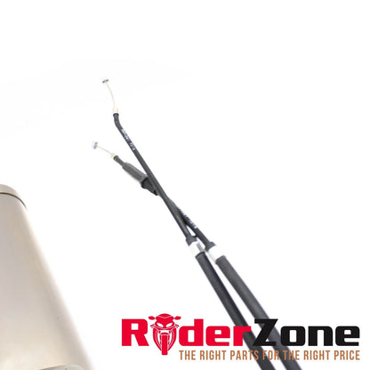 2017 - 2019 HONDA CBR1000RR EXHAUST SILVER MUFFLER END PIPE GUARD CABLES STOCK