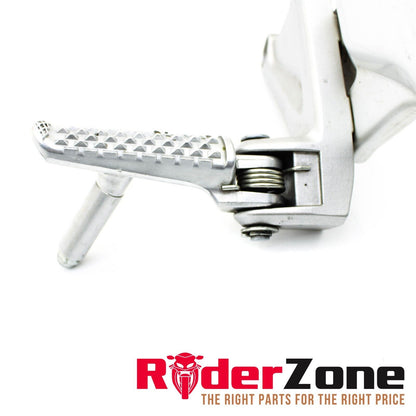 2017 - 2019 HONDA CBR1000RR LEFT REARSET FOOT PEG SILVER FOOT GUARD BOLTS