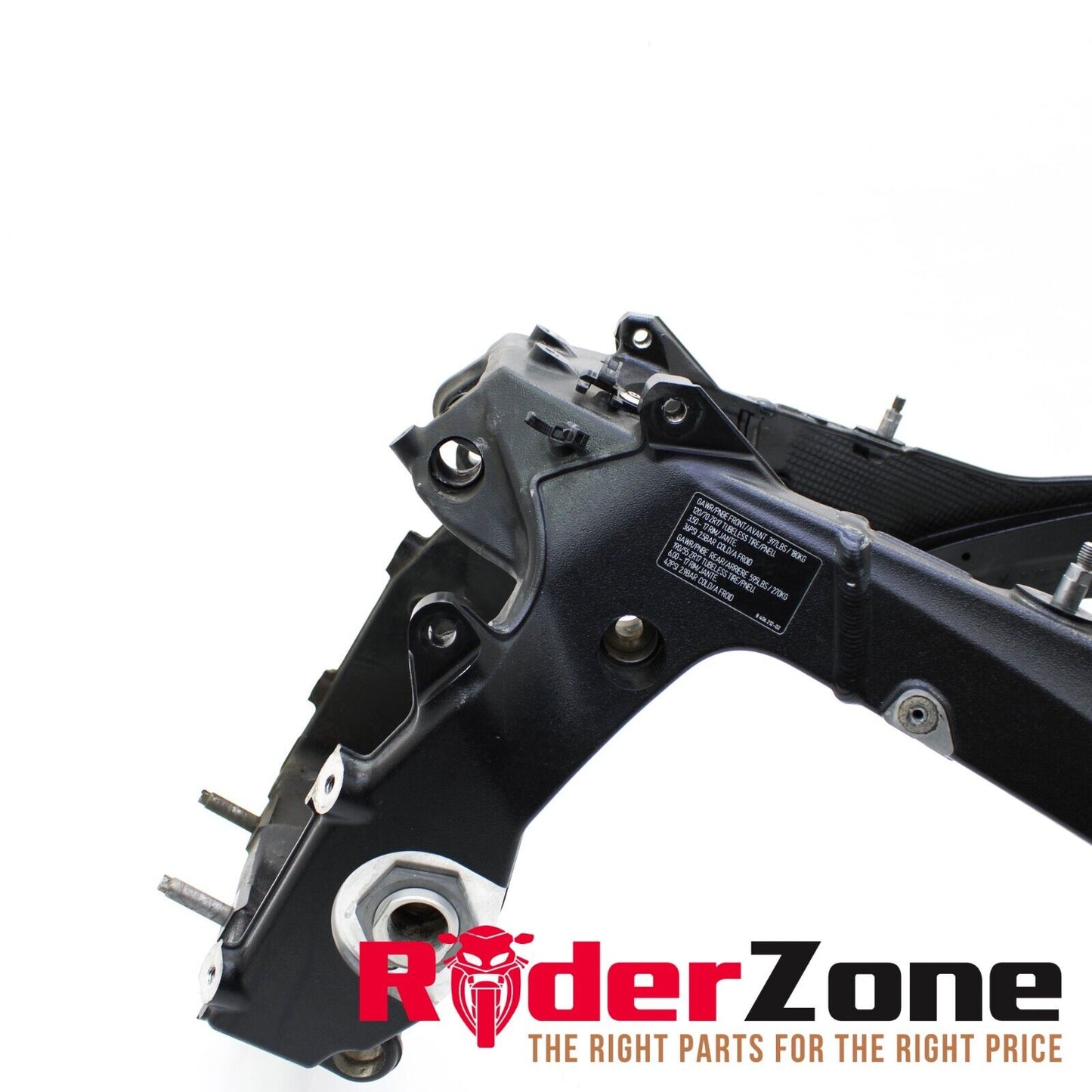 2020 - 2023 BMW S1000RR FRAME MAIN CHASSIS BLACK STRAIGHT STOCK *NO DENTS*