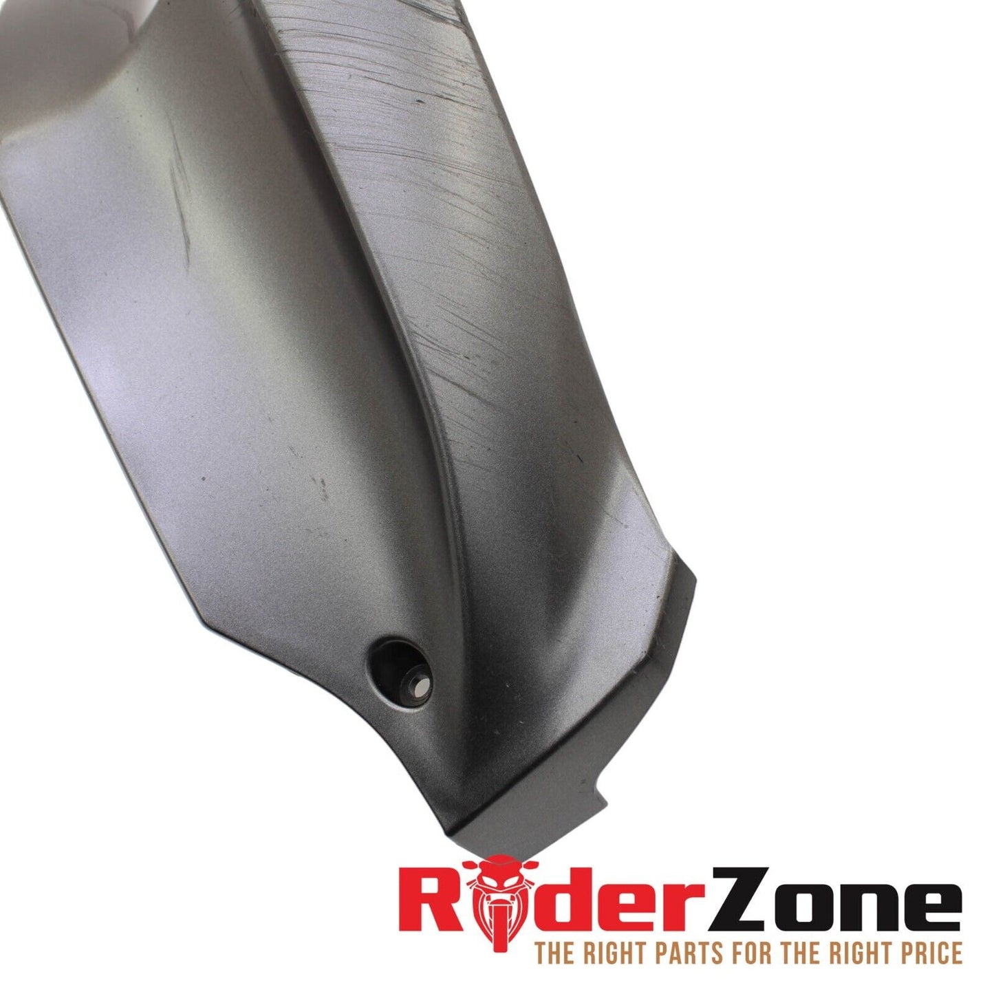 2021 - 2023 KAWASAKI NINJA ZX10R RIGHT GAS TANK TRIM SIDE COVER GREY *DAMAGED*