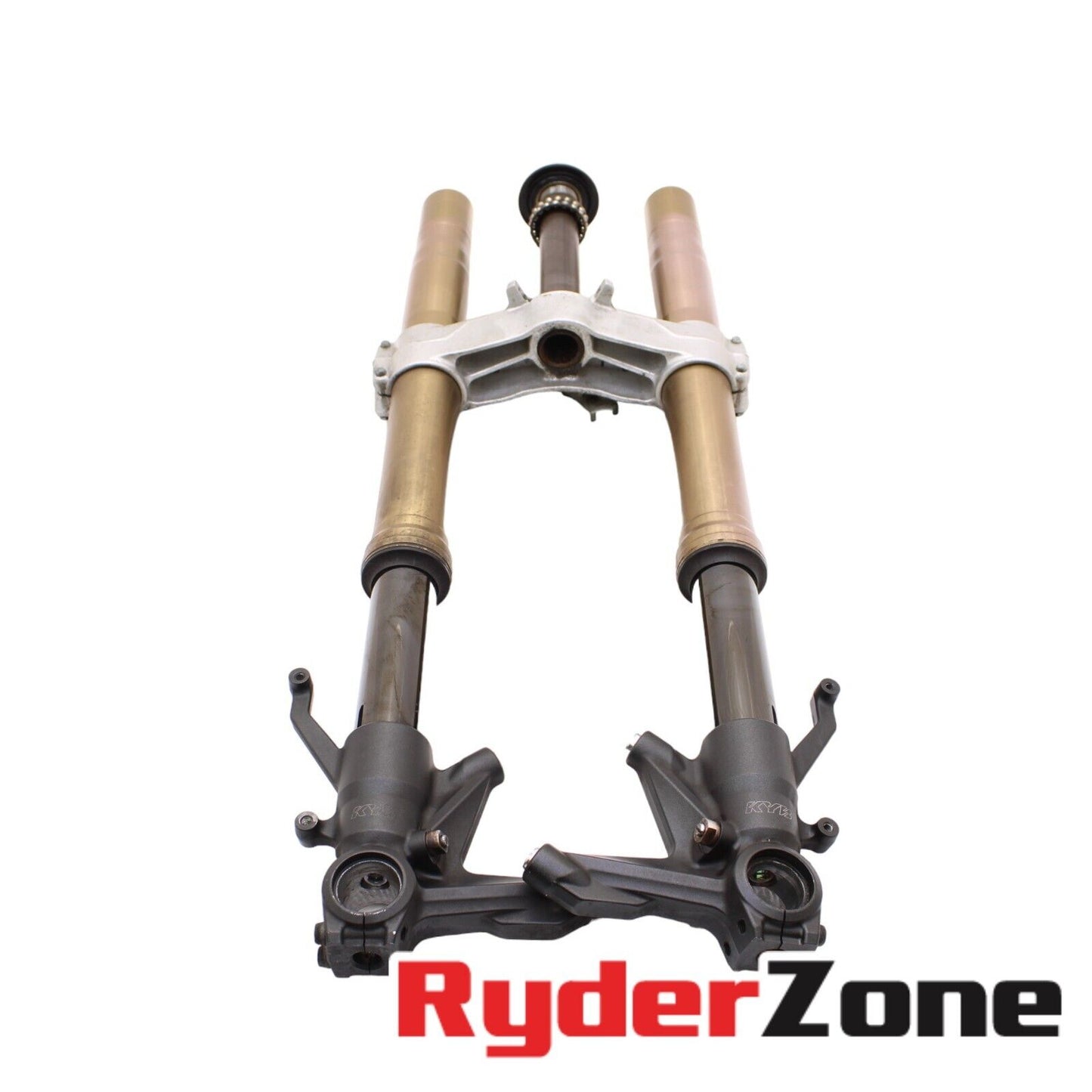 2008 - 2010 KAWASAKI ZX10R FORKS FRONT SUSPENSION END TRIPLE TREE STRAIGHT