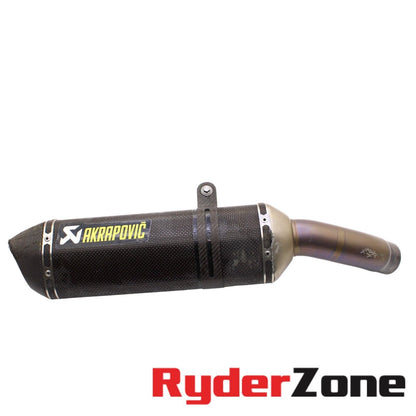 2008 - 2010 KAWASAKI NINJA ZX10R AKRAPOVIC EXHAUST MUFFLER *HOLE IN THE MUFFLER*