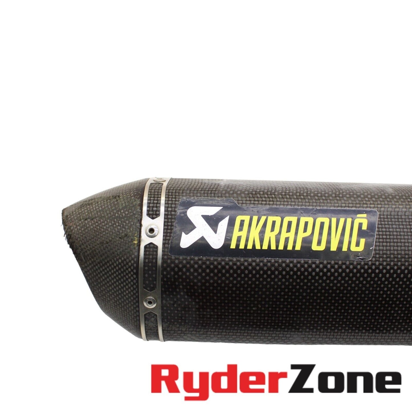 2008 - 2010 KAWASAKI NINJA ZX10R AKRAPOVIC EXHAUST MUFFLER *CARBON FIBER*