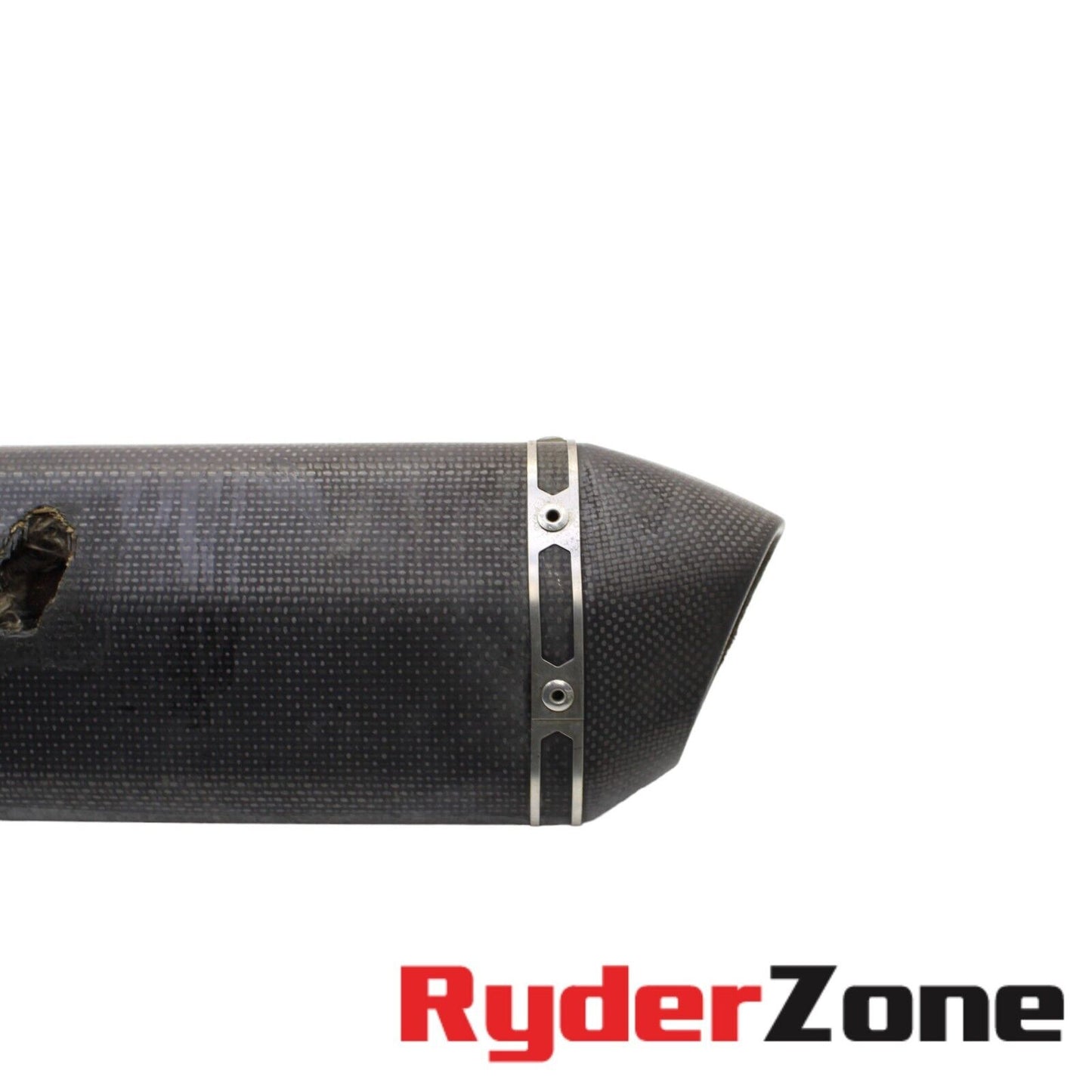 2008 - 2010 KAWASAKI NINJA ZX10R AKRAPOVIC EXHAUST MUFFLER *CARBON FIBER*