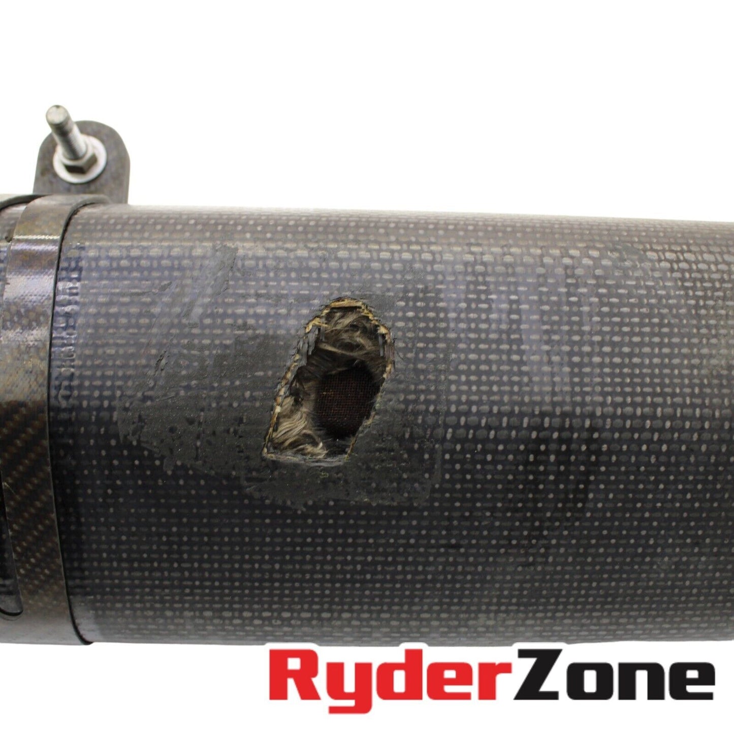 2008 - 2010 KAWASAKI NINJA ZX10R AKRAPOVIC EXHAUST MUFFLER *CARBON FIBER*