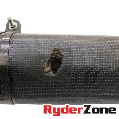 2008 - 2010 KAWASAKI NINJA ZX10R AKRAPOVIC EXHAUST MUFFLER *HOLE IN THE MUFFLER*