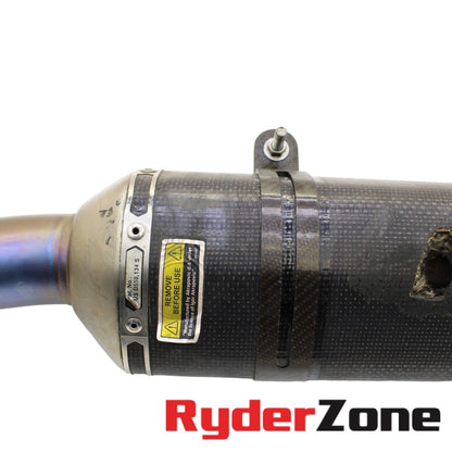 2008 - 2010 KAWASAKI NINJA ZX10R AKRAPOVIC EXHAUST MUFFLER *HOLE IN THE MUFFLER*