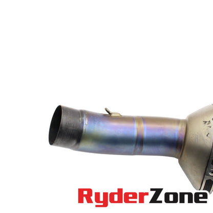 2008 - 2010 KAWASAKI NINJA ZX10R AKRAPOVIC EXHAUST MUFFLER *HOLE IN THE MUFFLER*