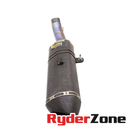 2008 - 2010 KAWASAKI NINJA ZX10R AKRAPOVIC EXHAUST MUFFLER *HOLE IN THE MUFFLER*