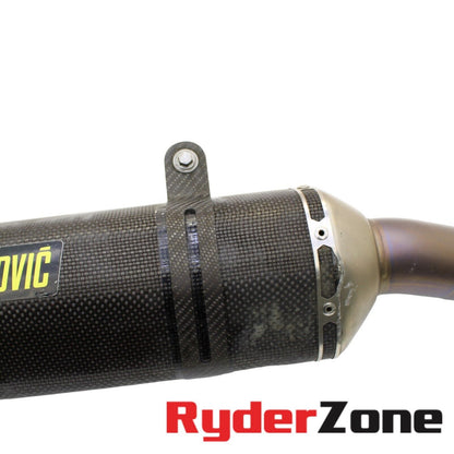 2008 - 2010 KAWASAKI NINJA ZX10R AKRAPOVIC EXHAUST MUFFLER *HOLE IN THE MUFFLER*