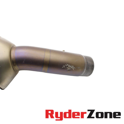 2008 - 2010 KAWASAKI NINJA ZX10R AKRAPOVIC EXHAUST MUFFLER *HOLE IN THE MUFFLER*