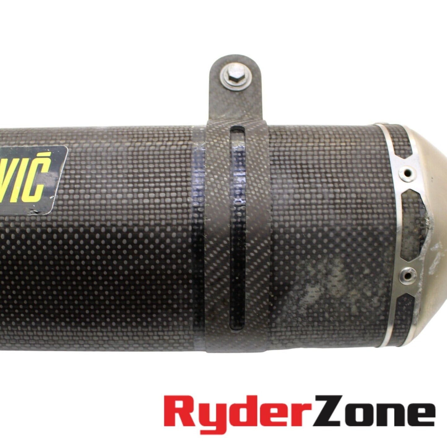 2008 - 2010 KAWASAKI NINJA ZX10R AKRAPOVIC EXHAUST MUFFLER *CARBON FIBER*