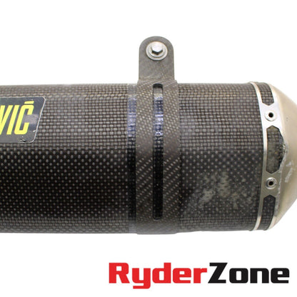 2008 - 2010 KAWASAKI NINJA ZX10R AKRAPOVIC EXHAUST MUFFLER *HOLE IN THE MUFFLER*