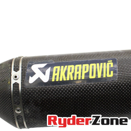 2008 - 2010 KAWASAKI NINJA ZX10R AKRAPOVIC EXHAUST MUFFLER *HOLE IN THE MUFFLER*