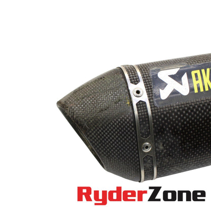 2008 - 2010 KAWASAKI NINJA ZX10R AKRAPOVIC EXHAUST MUFFLER *HOLE IN THE MUFFLER*