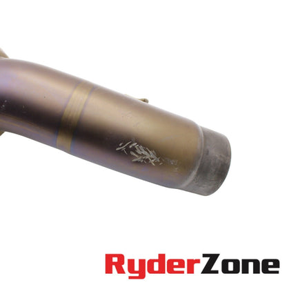 2008 - 2010 KAWASAKI NINJA ZX10R AKRAPOVIC EXHAUST MUFFLER *HOLE IN THE MUFFLER*