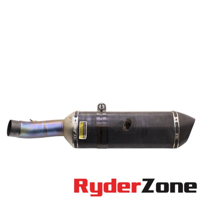 2008 - 2010 KAWASAKI NINJA ZX10R AKRAPOVIC EXHAUST MUFFLER *HOLE IN THE MUFFLER*