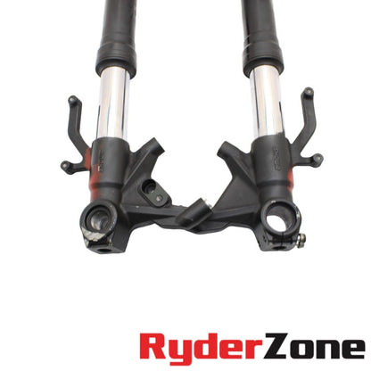 2019 - 2023 KAWASAKI NINJA ZX6R FORKS FRONT SUSPENSION FORK TUBES TRIPLE TREE OE