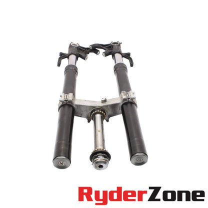2019 - 2023 KAWASAKI NINJA ZX6R FORKS FRONT SUSPENSION FORK TUBES TRIPLE TREE OE